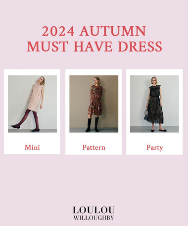【LOULOU WILLOUGHBY】MUST HAVE DRESS