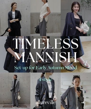 【allureville】TIMELESS MANNISH