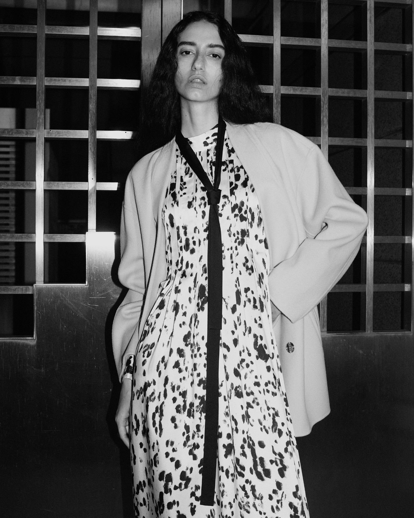 アルアバイル❤︎ロングスカート2025現行品❤︎試着のみ LOULOU WILLOUGHBY】サイドタックロングデニム