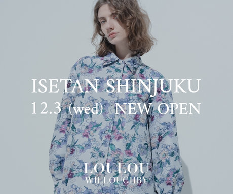 今期　ルルウィルビー　LOULOU WILLOUGHBY フラワーブルゾン　美品 ルル・ウィルビー】12月3日(水)伊勢丹新宿店にニューオープン