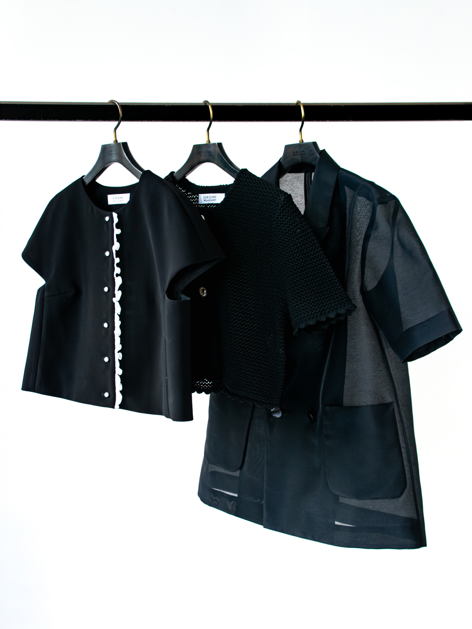 LOULOU WILLOUGHBY ブラックタキシードジレ LOULOU IN BLACK【LOULOU WILLOUGHBY】|allureville OFFICIAL SITE
