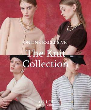 【LOULOU WILLOUGHBY】WEB限定ニットが登場