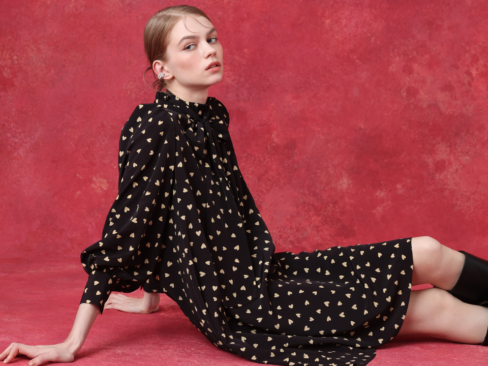 LOULOU WILLOUGHBY】Chic Heart Print|allureville OFFICIAL SITE