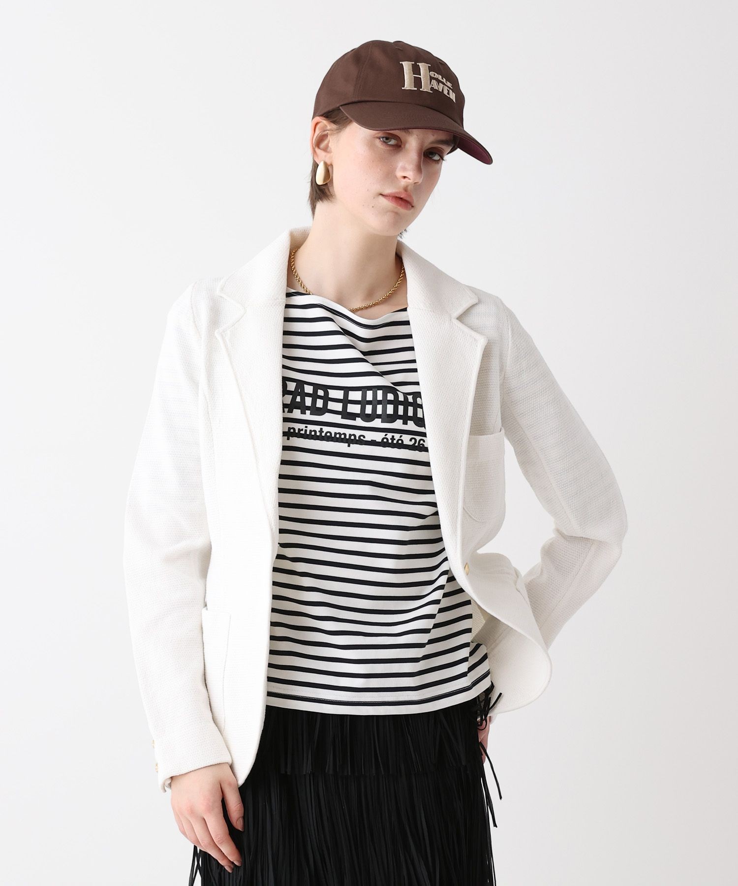 カノコストレッチニットジャケット|allureville OFFICIAL SITE