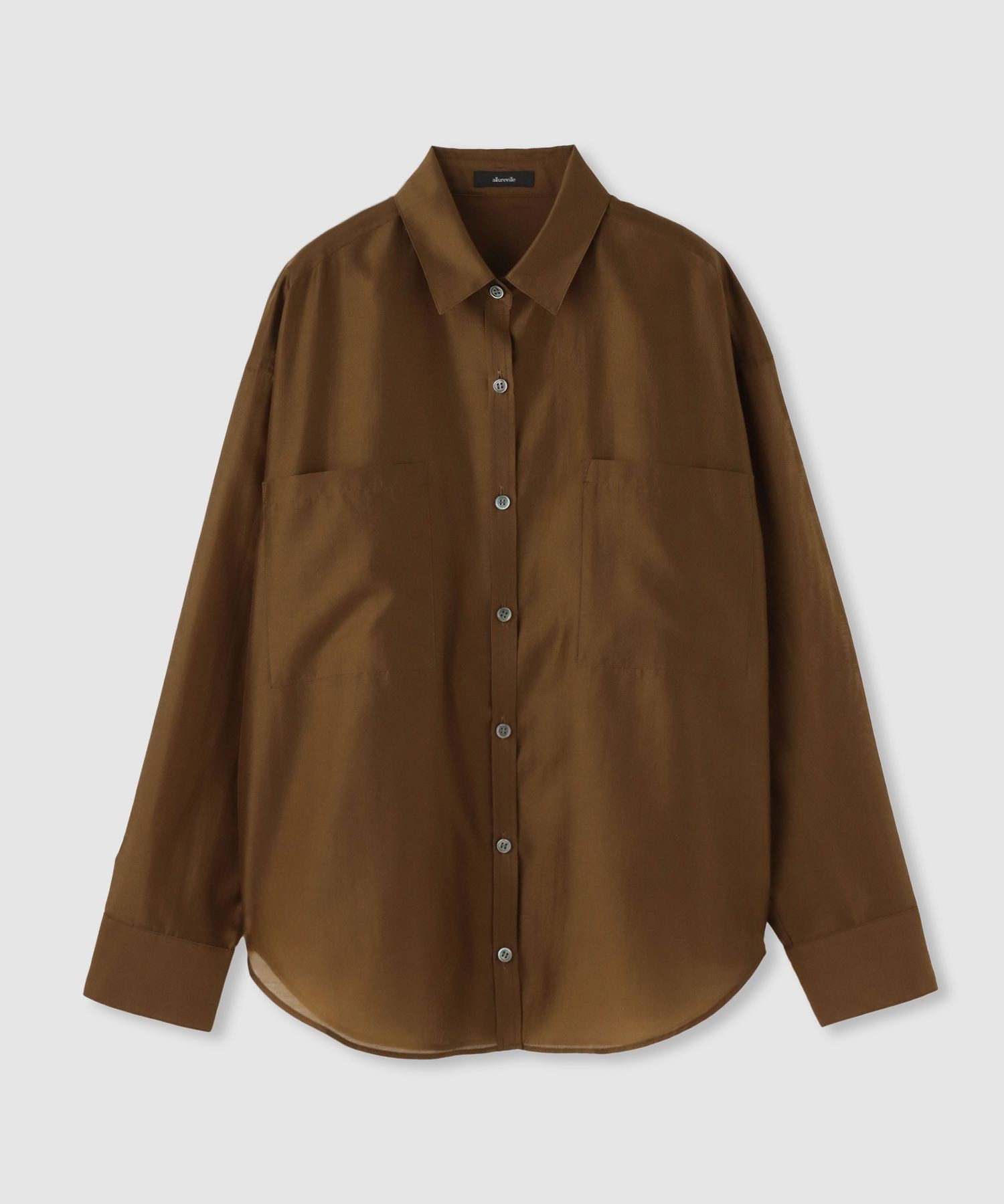 ◇オーガンシアーシャツ|allureville OFFICIAL SITE / ONLINE SHOP