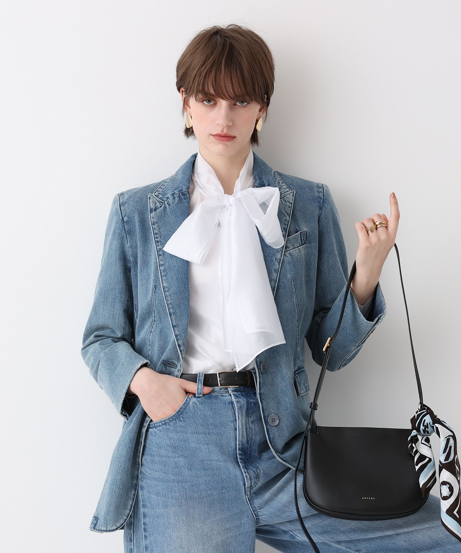 デニムシングルジャケット|allureville OFFICIAL SITE / ONLINE SHOP