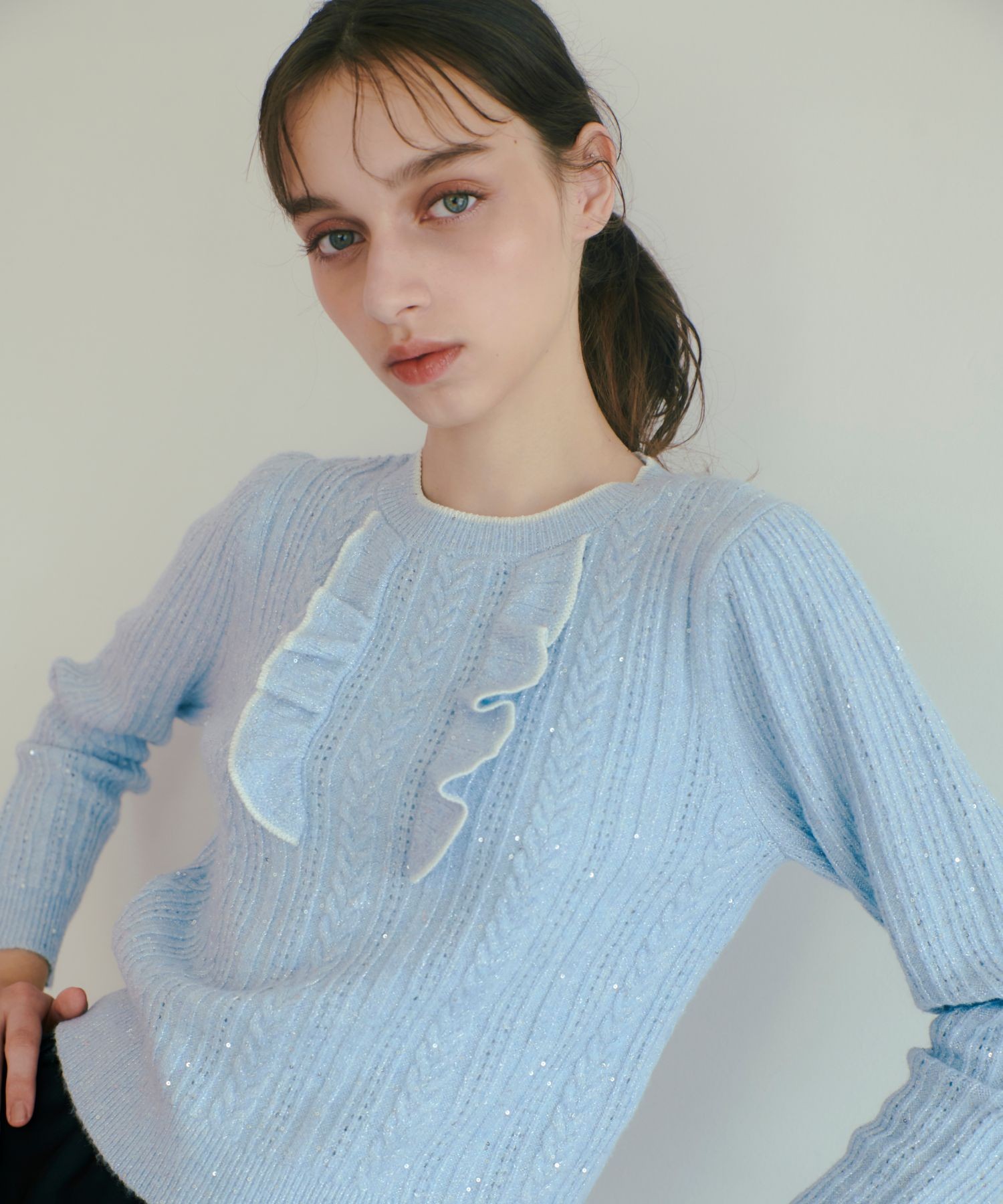 アルパカシャギーバルーンプルオーバー|allureville OFFICIAL SITE / ONLINE SHOP｜アルアバイル オフィシャル サイト