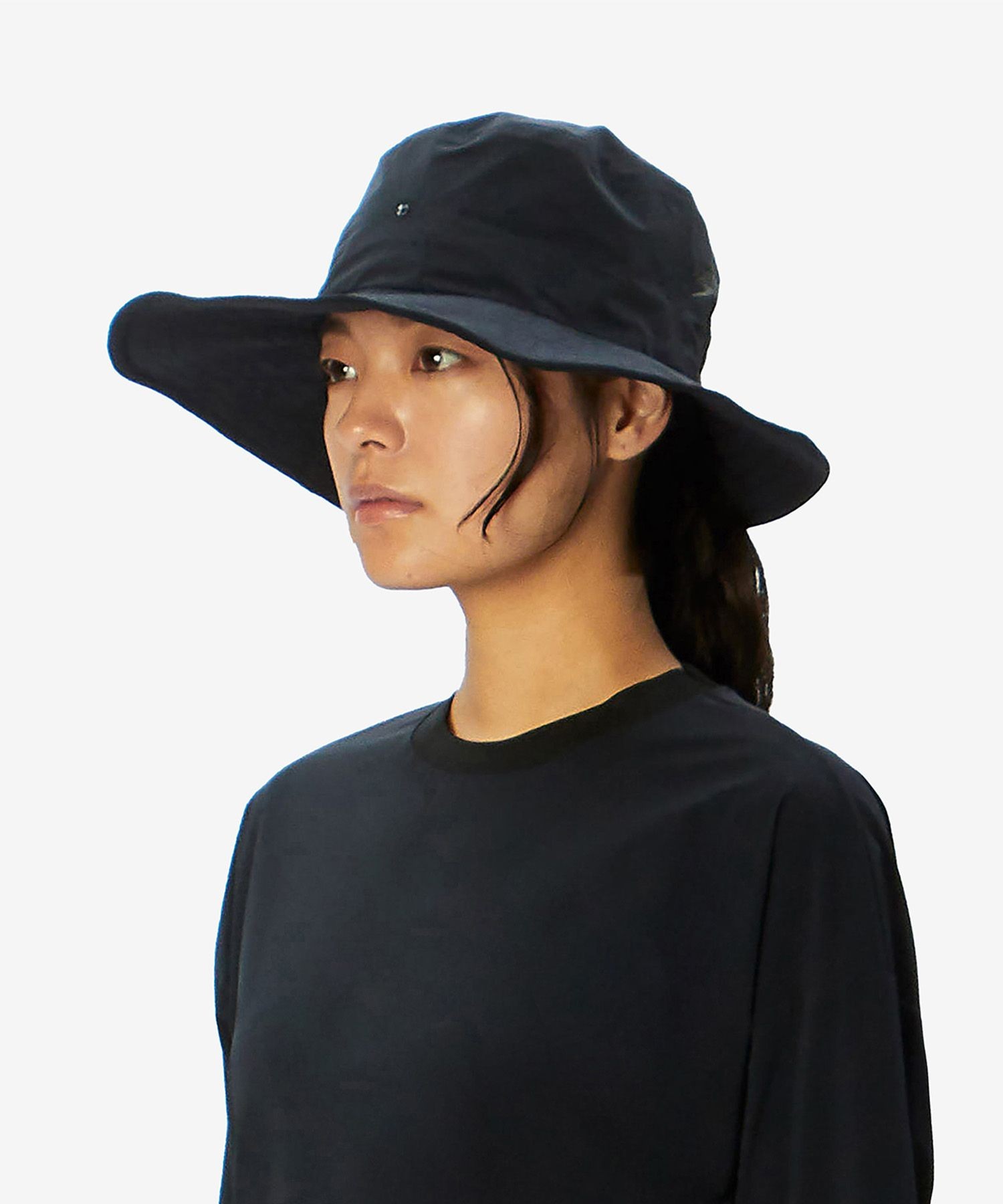 ジップアップ プラットフォームカーフブーツ（Black） -CHARLES