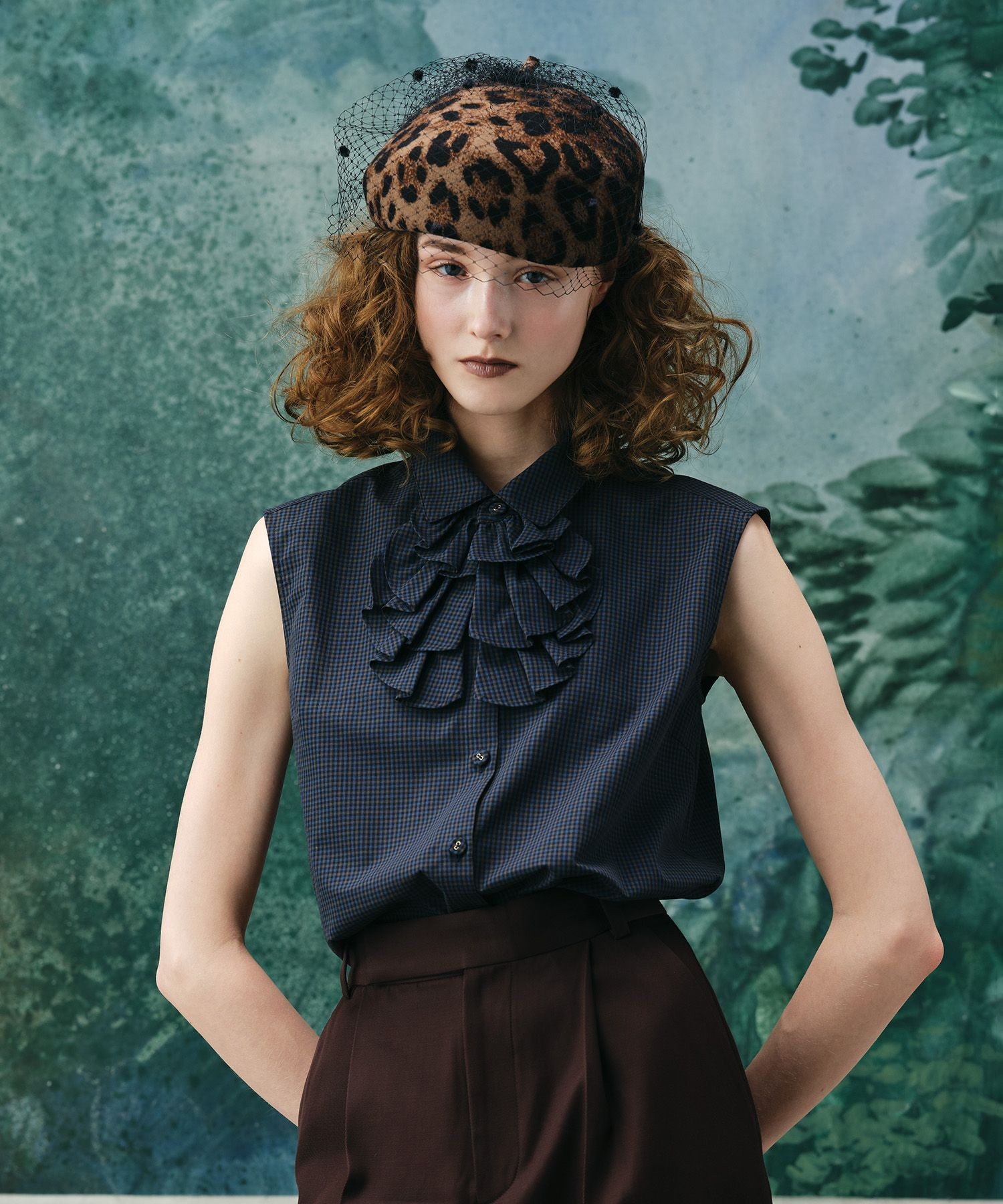 VALENTINO ヴァレンティノ　ノースリーブ　ブラウス　フリル trim_ofalv_item6d1a2c965d9c11f