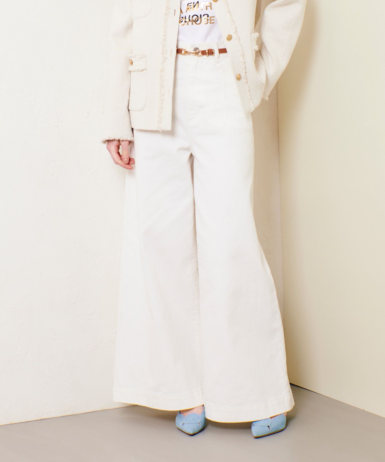 シェルタリングタックワイドパンツ|allureville OFFICIAL SITE