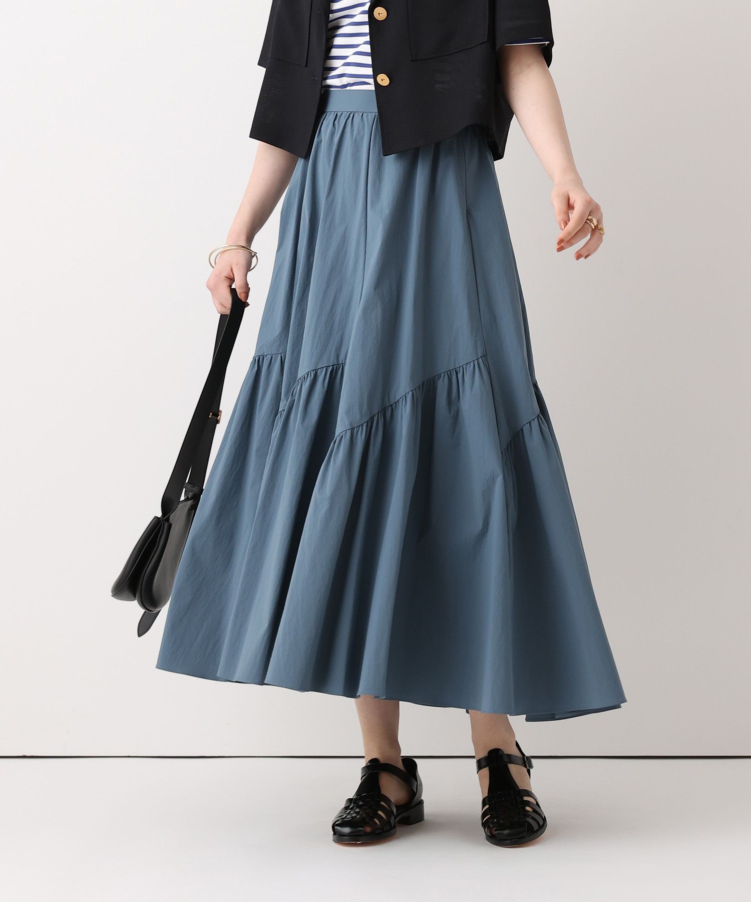 ✴︎新品タグ付き✴︎アルアバイル　ルルウィルビー バイヤス切替ギャザースカート ◇バイヤス切替ギャザースカート|allureville OFFICIAL SITE / ONLINE