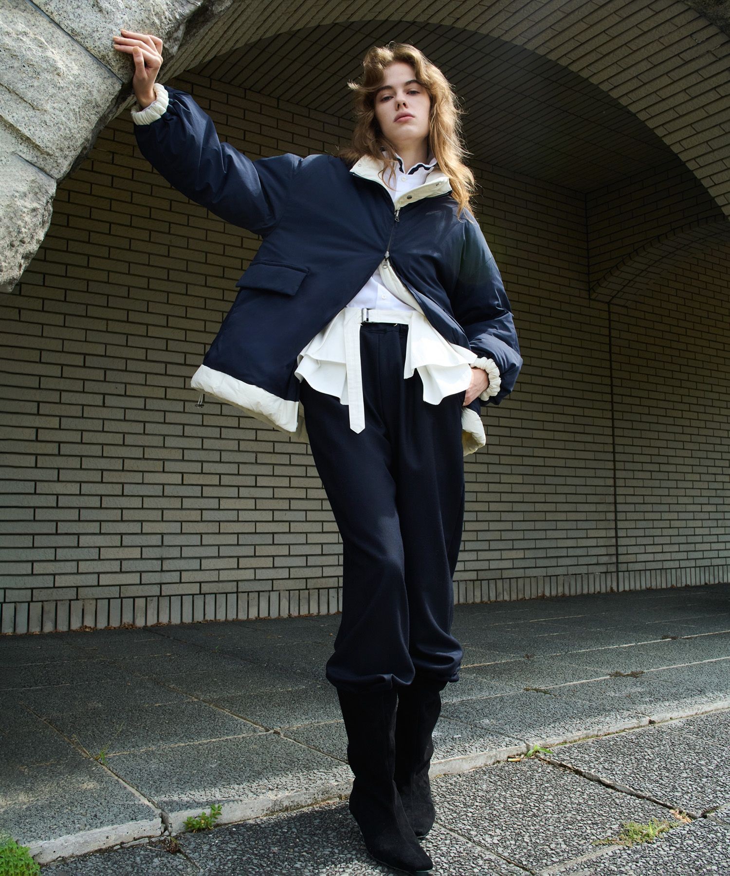 Oggi.jp掲載】フラノジョガーパンツ|allureville OFFICIAL SITE
