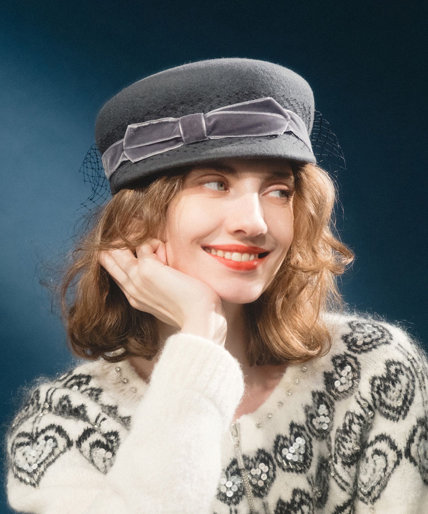ベロアリボンキャスケット|allureville OFFICIAL SITE / ONLINE SHOP