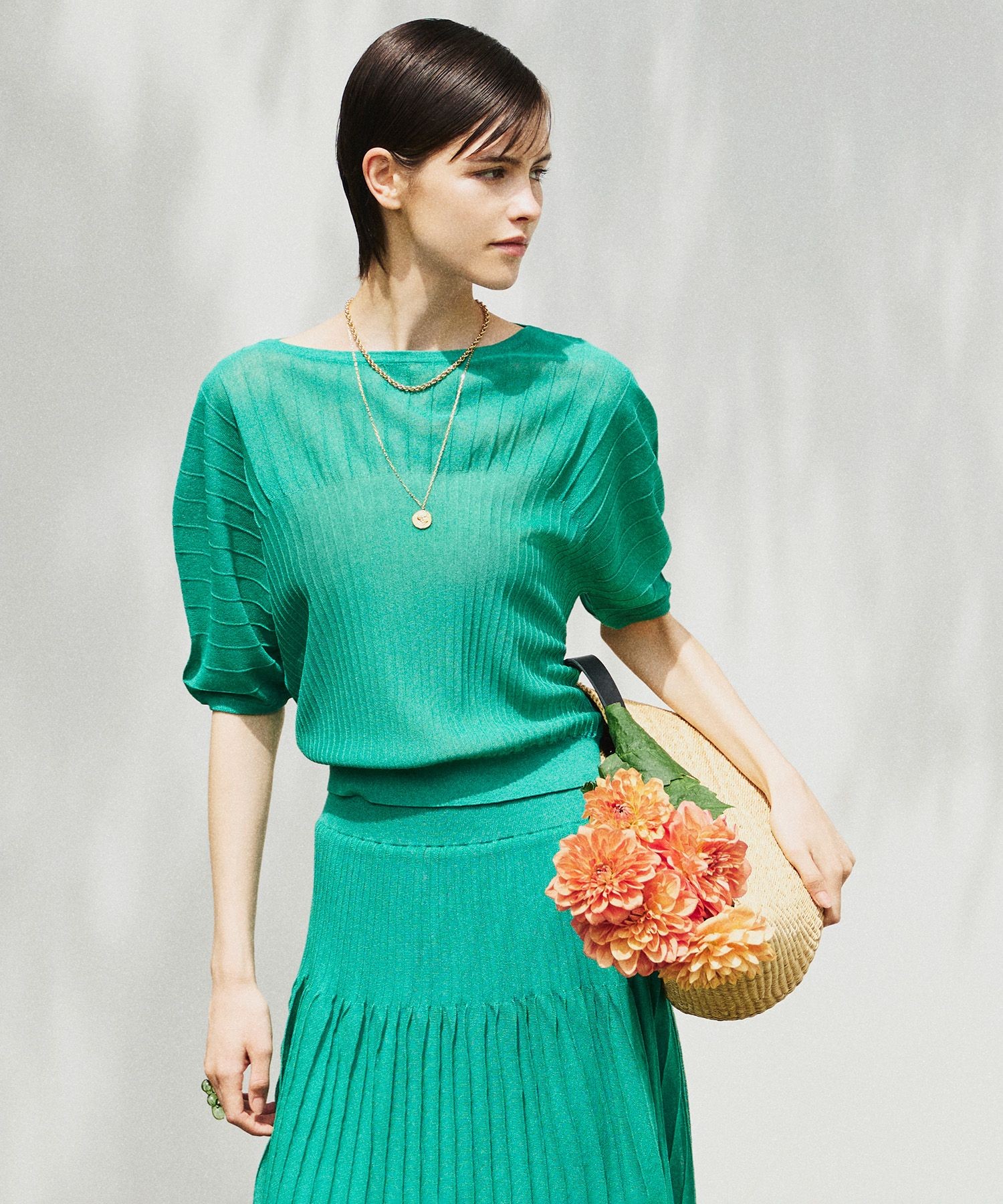 INES BRESSAND(イネス ブレッサンド)】LARGE GOUSSE ハンドバッグ
