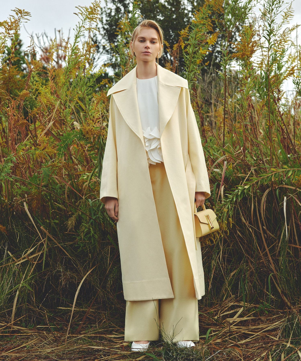 LOULOU WILLOUGHBY】ギャバビッグシルエットコート|allureville