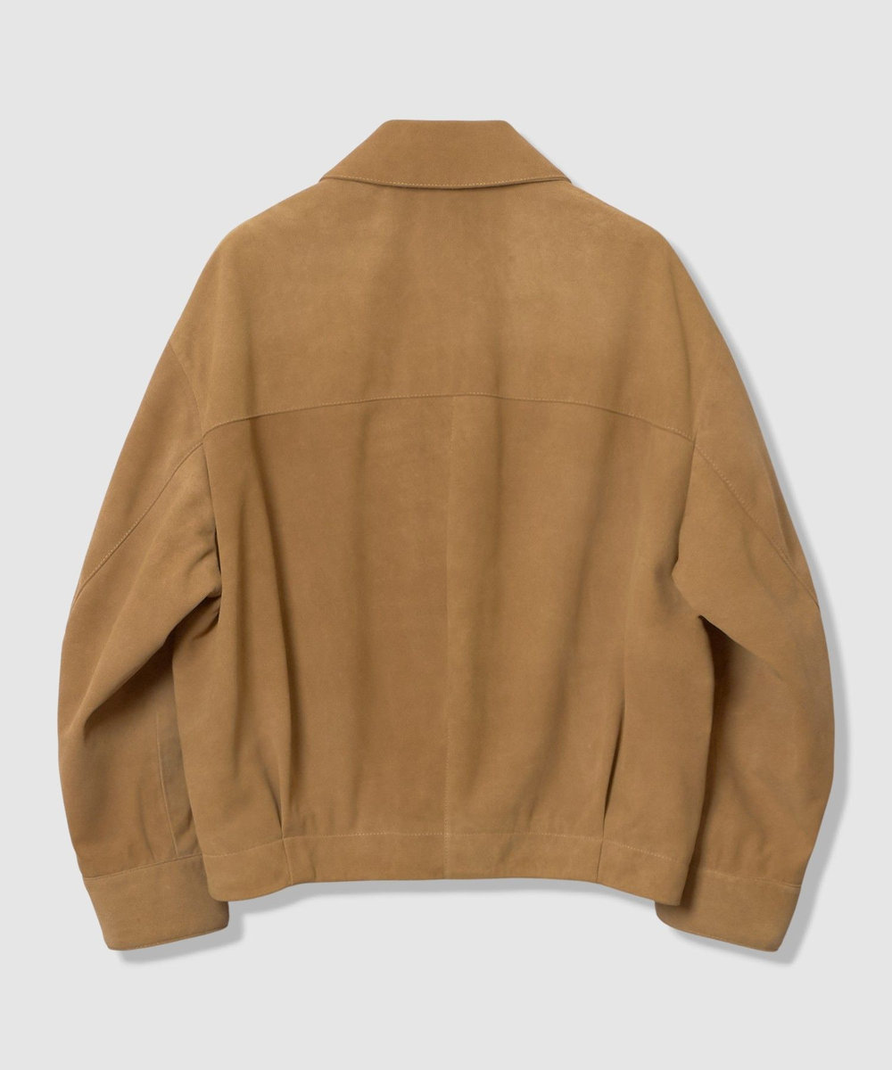 allureville スウェードブルゾン キャメル (84)