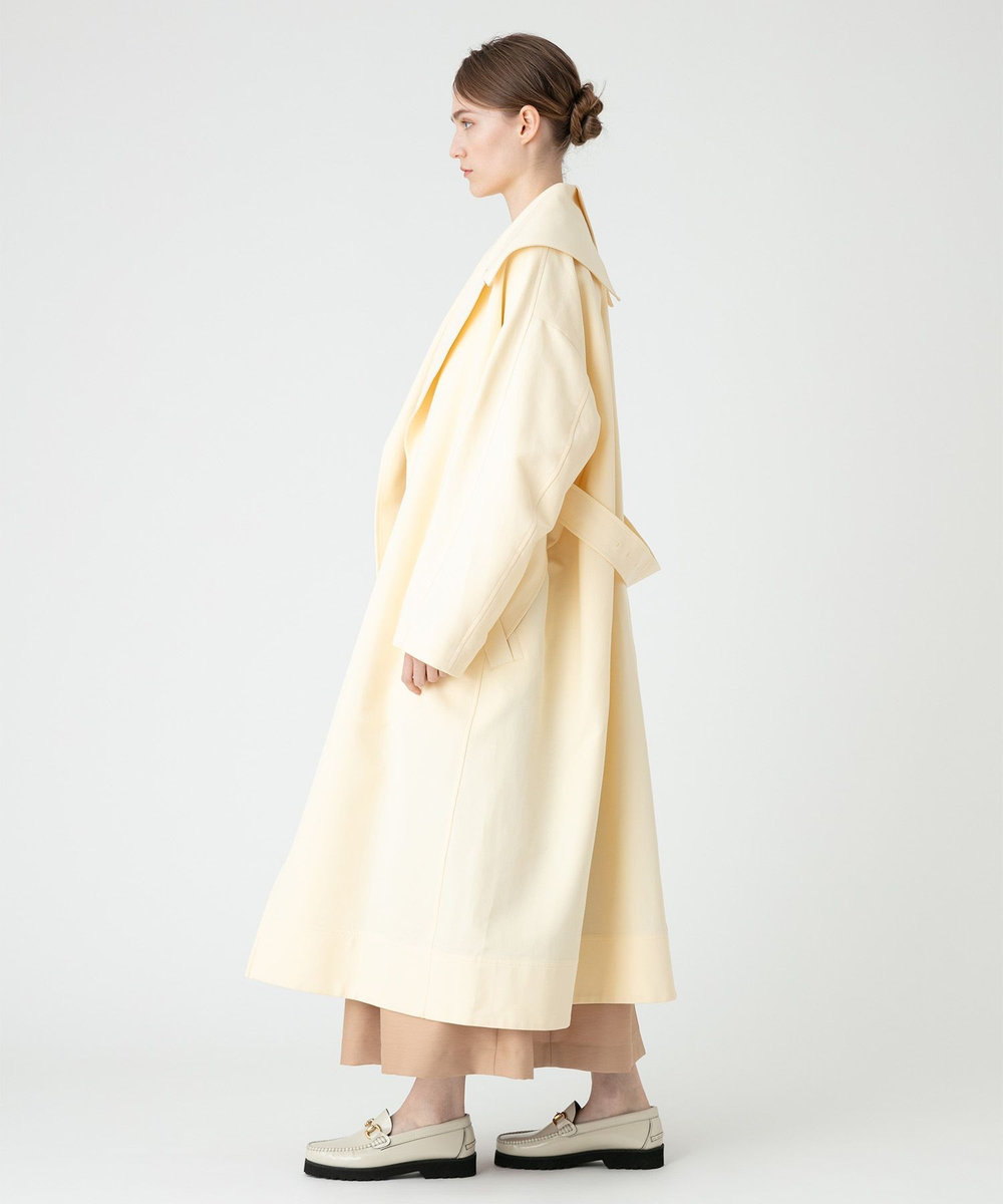 LOULOU WILLOUGHBY ギャバビッグシルエットコート イエロー (21)