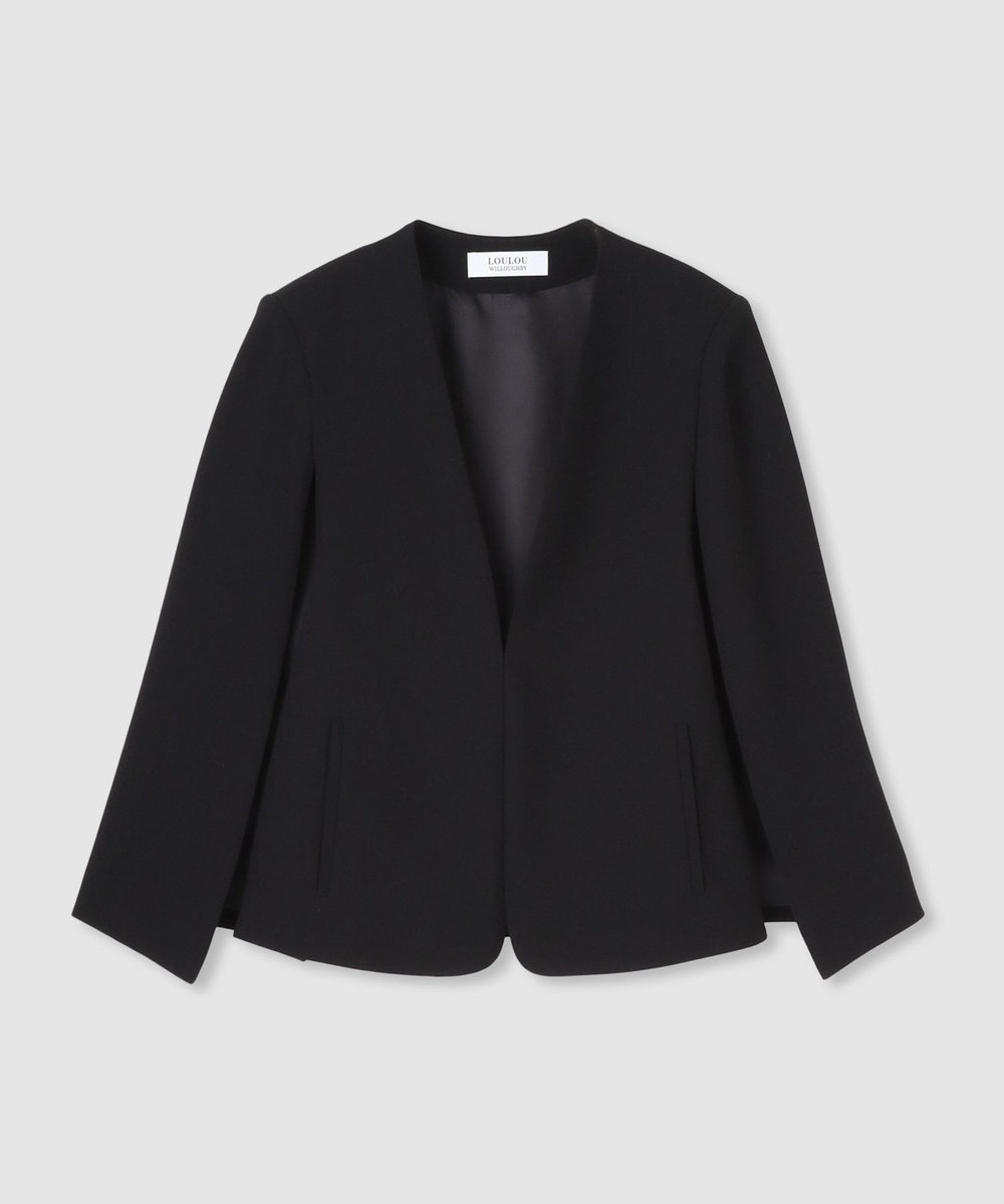 LOULOU WILLOUGHBY ◇【LOULOU WILLOUGHBY】リトルブラックケープジャケット ブラック (97)