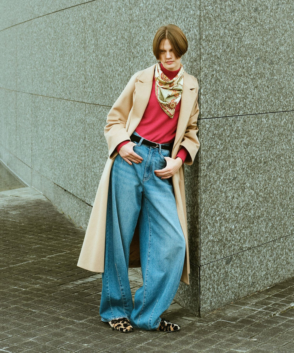 セミバギーデニムパンツ|allureville OFFICIAL SITE / ONLINE SHOP