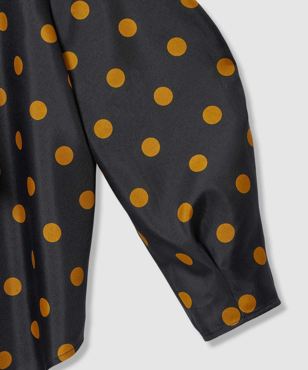 allureville ポルカドットブラウス ネイビー (65)