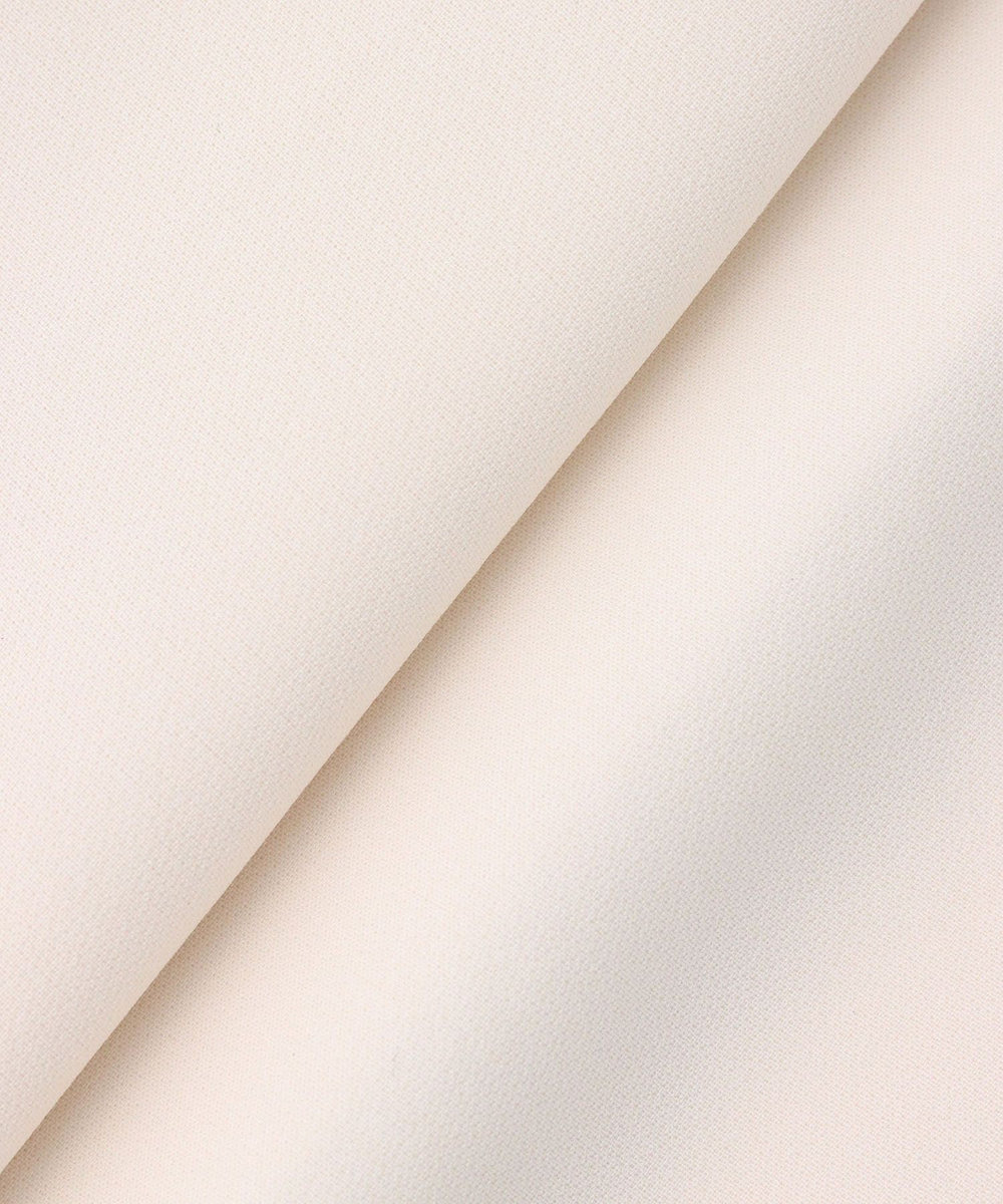 LOULOU WILLOUGHBY 【LOULOU WILLOUGHBY】ダブルクロスノーカラージャケット アイボリー (04)