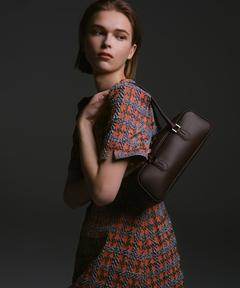 LOULOU WILLOUGHBY BUCOLミニワンピース ゴールド (30)