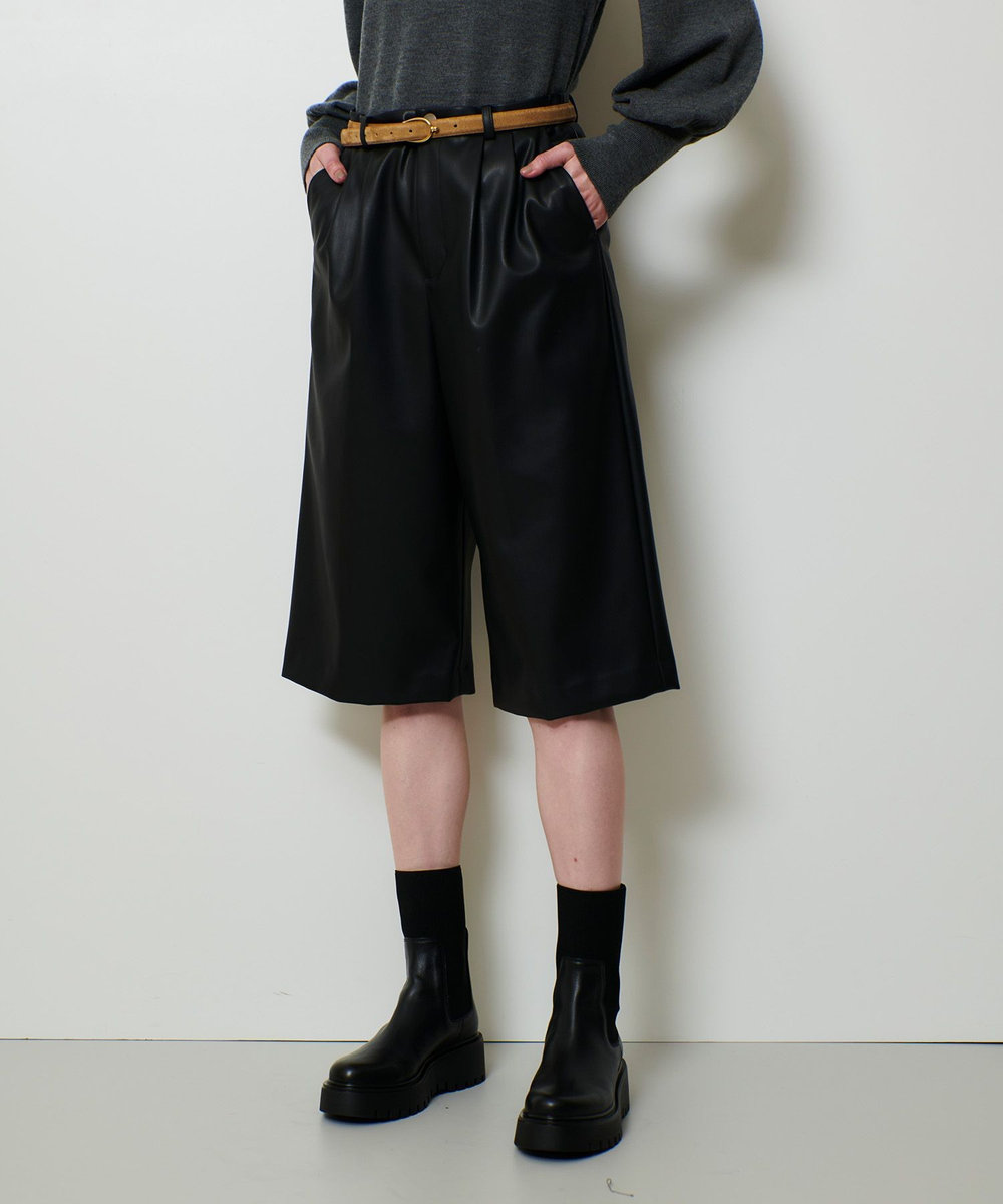 allureville 【allureville×CORSO ROMA 9】サイドゴアショートブーツ ブラック (95)