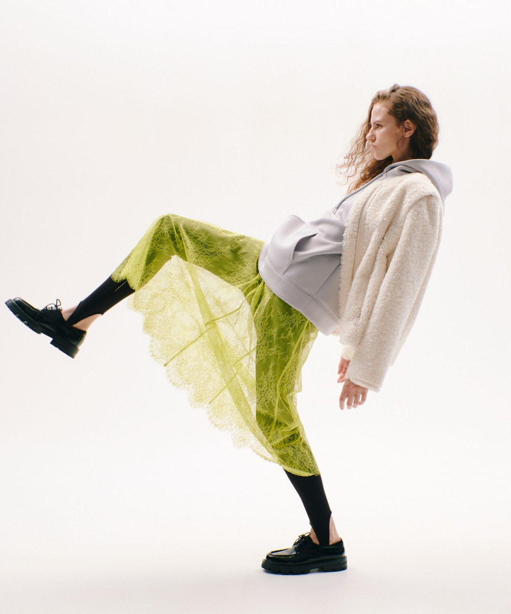 フラワーレースシースルースカート|allureville OFFICIAL SITE