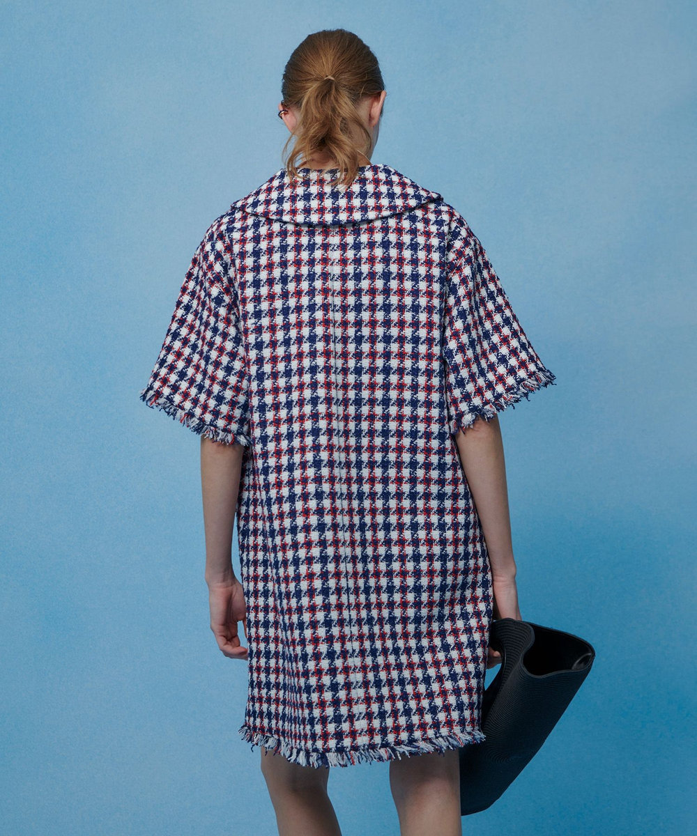 LOULOU WILLOUGHBY 【LOULOU WILLOUGHBY】トリコロールツイードワンピース マルチ (09)