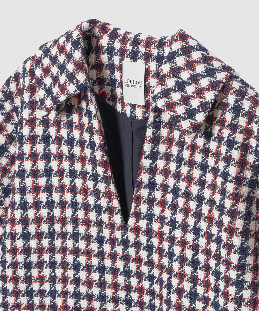 LOULOU WILLOUGHBY 【LOULOU WILLOUGHBY】トリコロールツイードワンピース マルチ (09)