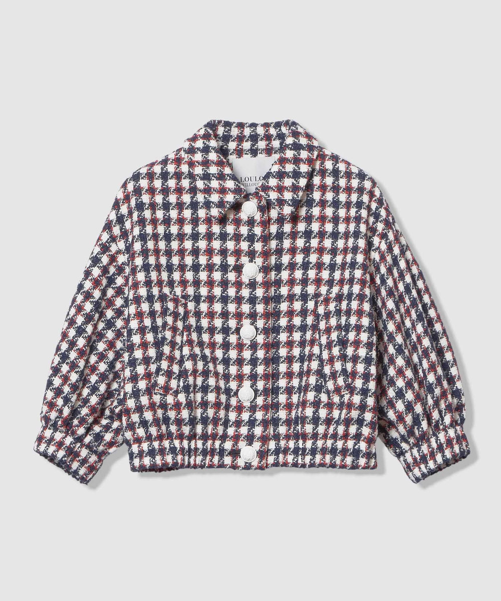 LOULOU WILLOUGHBY 【LOULOU WILLOUGHBY】トリコロールツイードブルゾン マルチ (09)