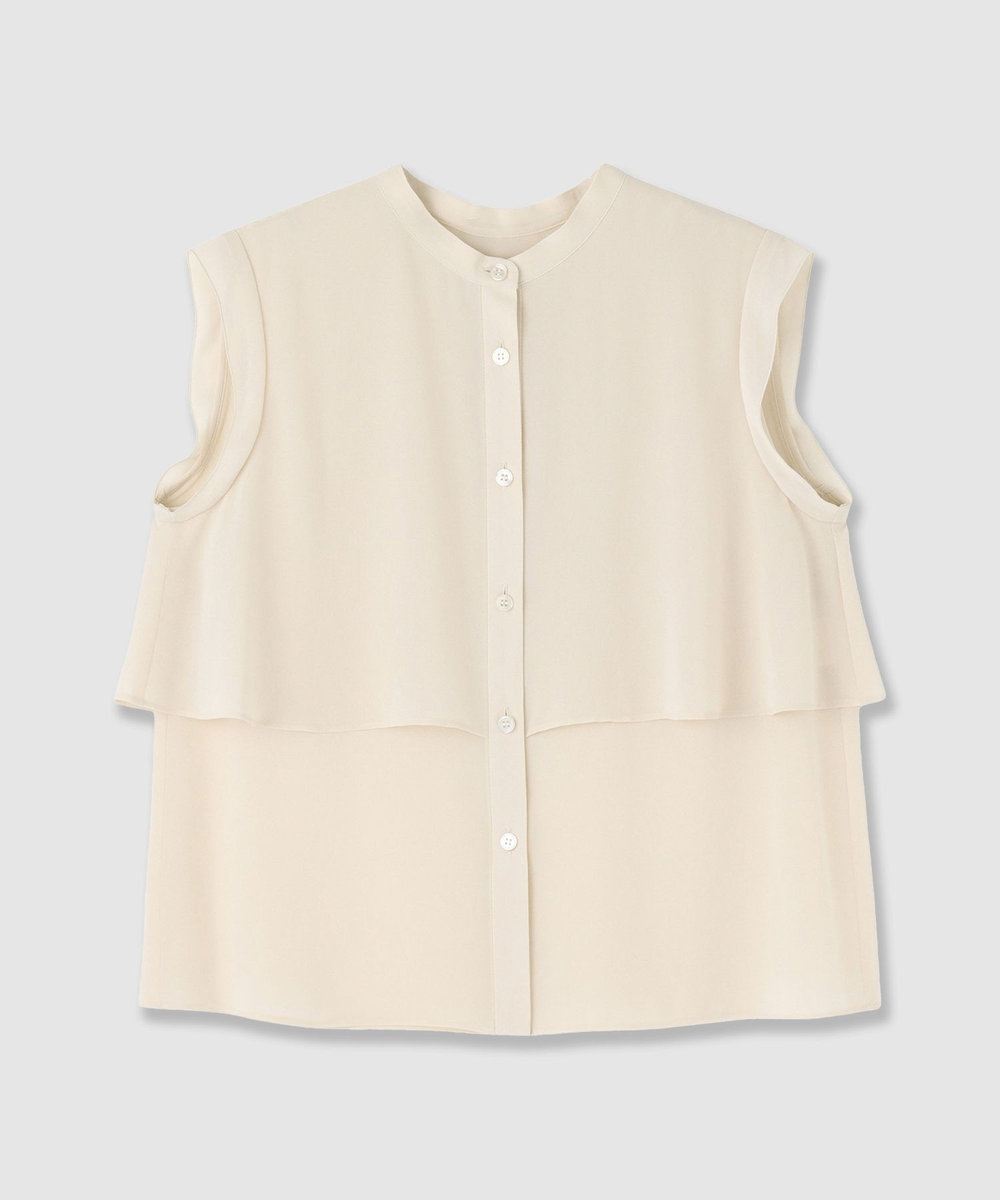 ジョーゼットオーバーラップブラウス|allureville OFFICIAL SITE