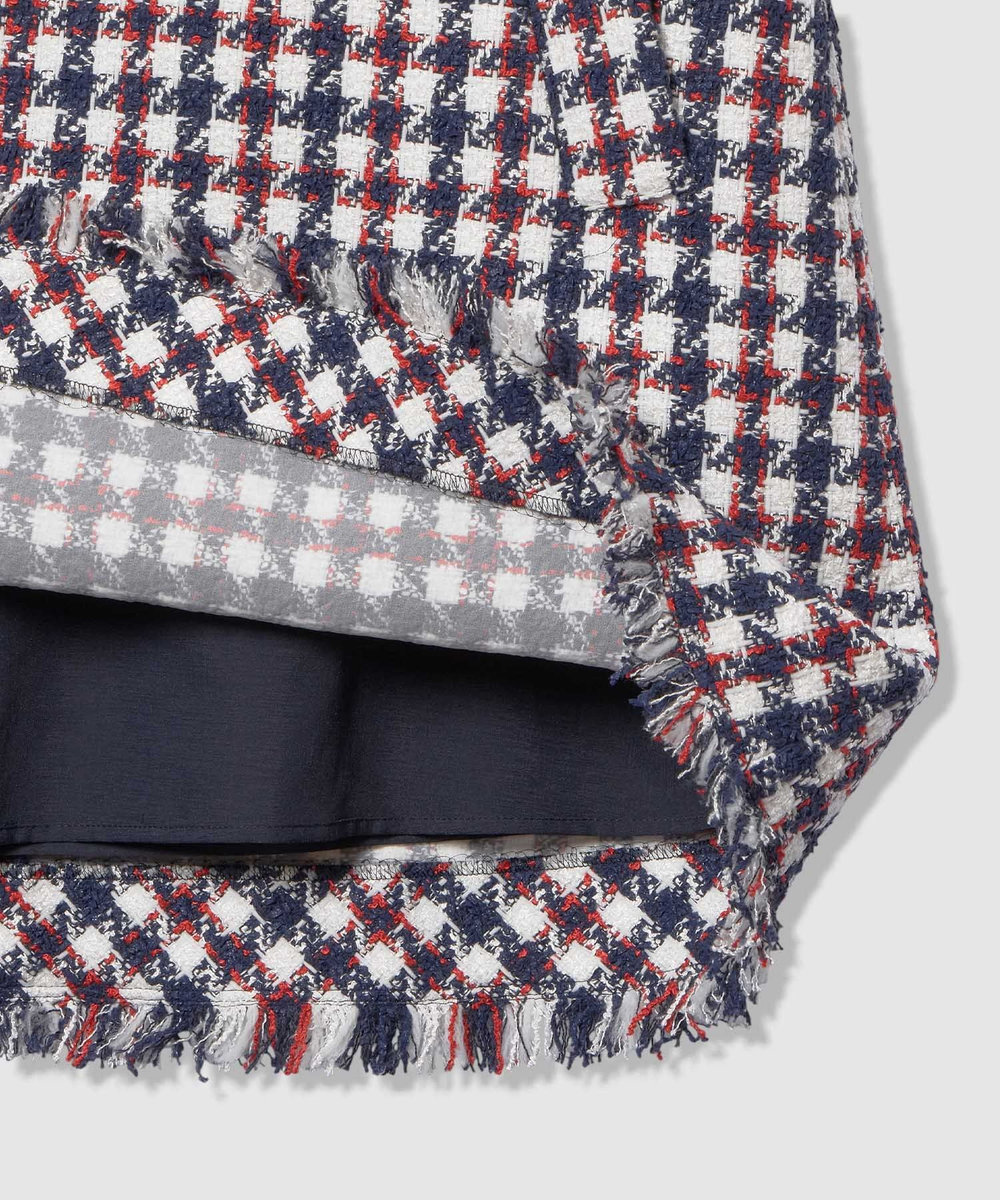 LOULOU WILLOUGHBY 【LOULOU WILLOUGHBY】トリコロールツイードワンピース マルチ (09)