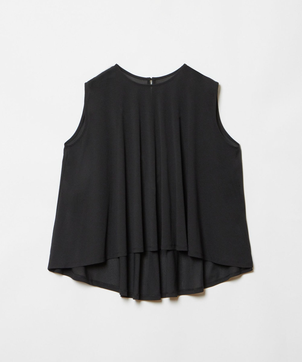 allureville シアージョーゼットフレアブラウス ブラック (95)