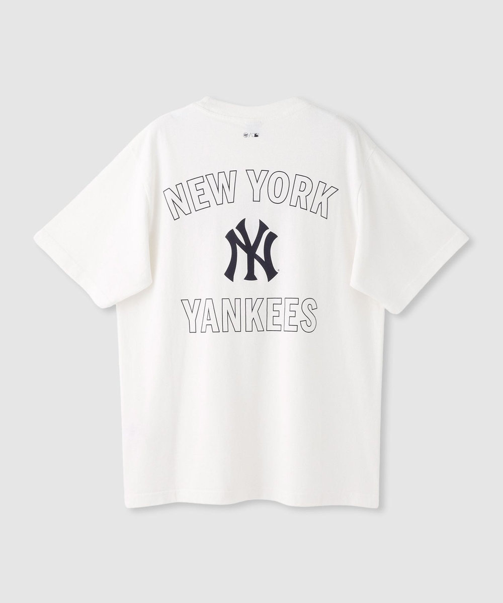 buying 【SPORTY&RICH(スポーティーアンドリッチ)】YANKEES ARCH TSHIRTS ホワイト (01)