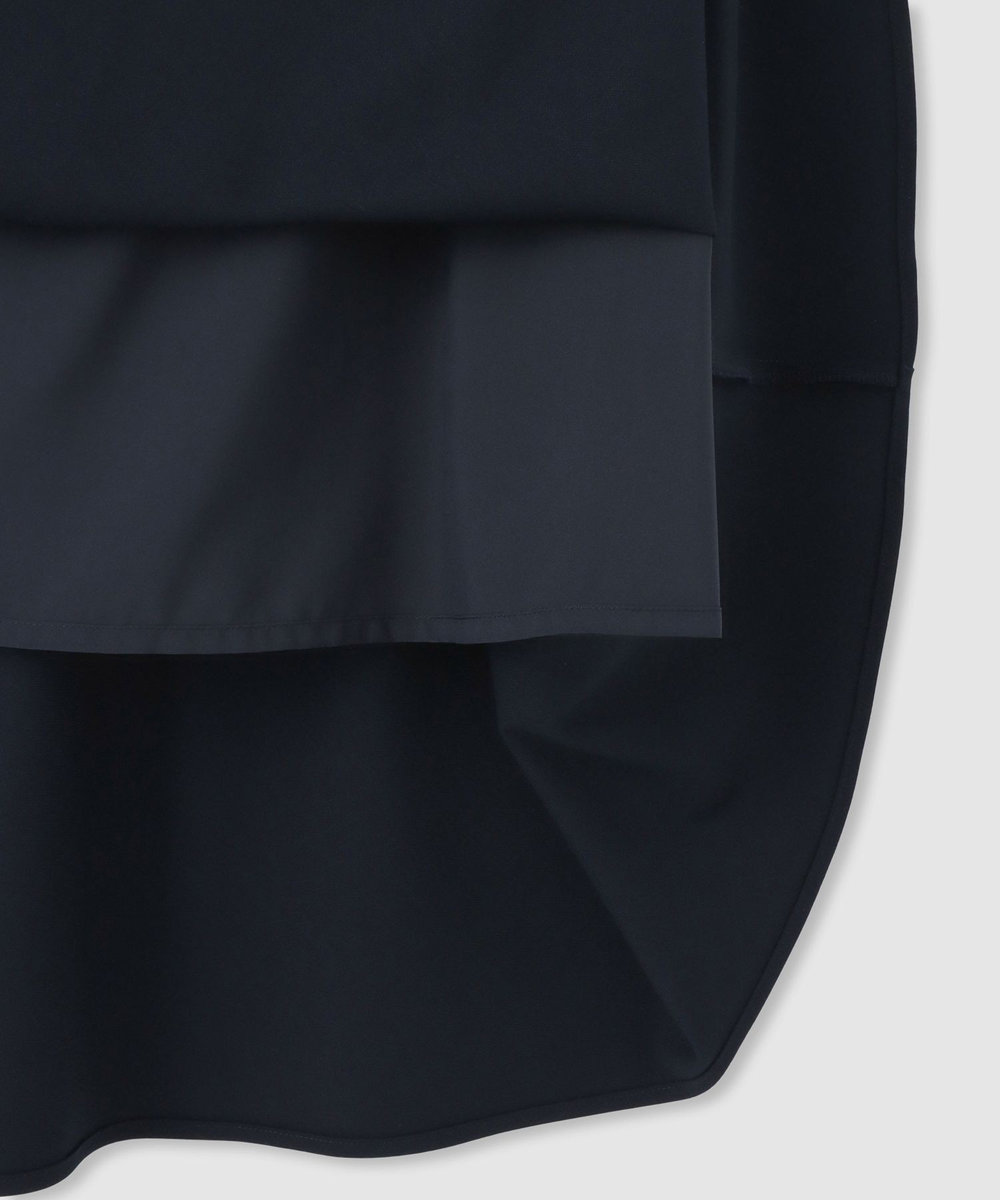 allureville サキソニーベルテッドナロースカート ネイビー (65)