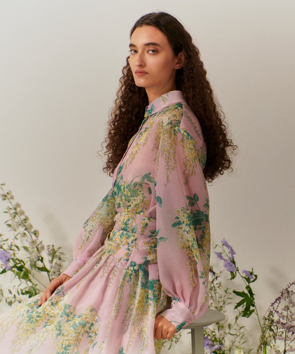 LOULOU WILLOUGHBY】RATTIオーガンフラワーブラウス|allureville