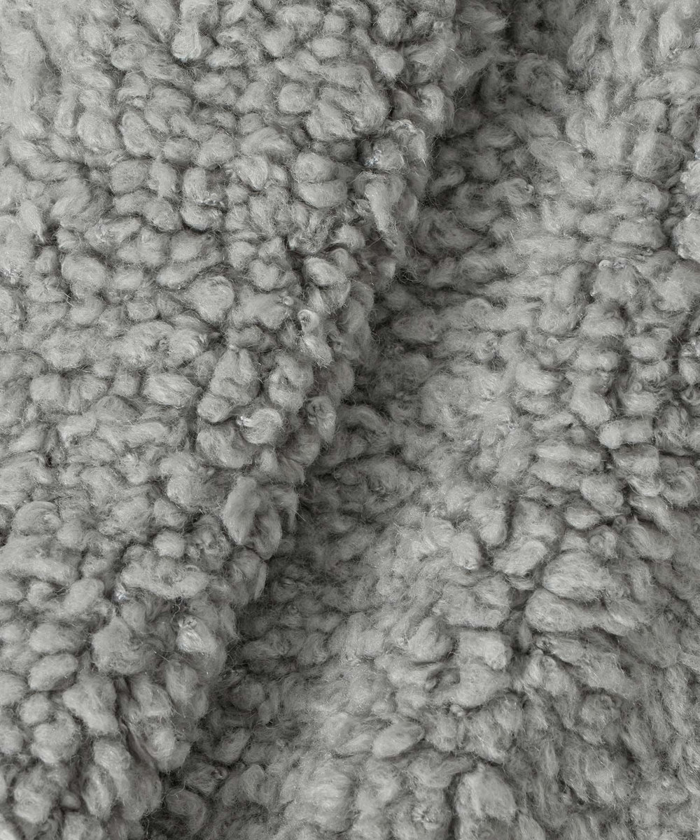 allureville ニットボアブルゾン グレー (92)