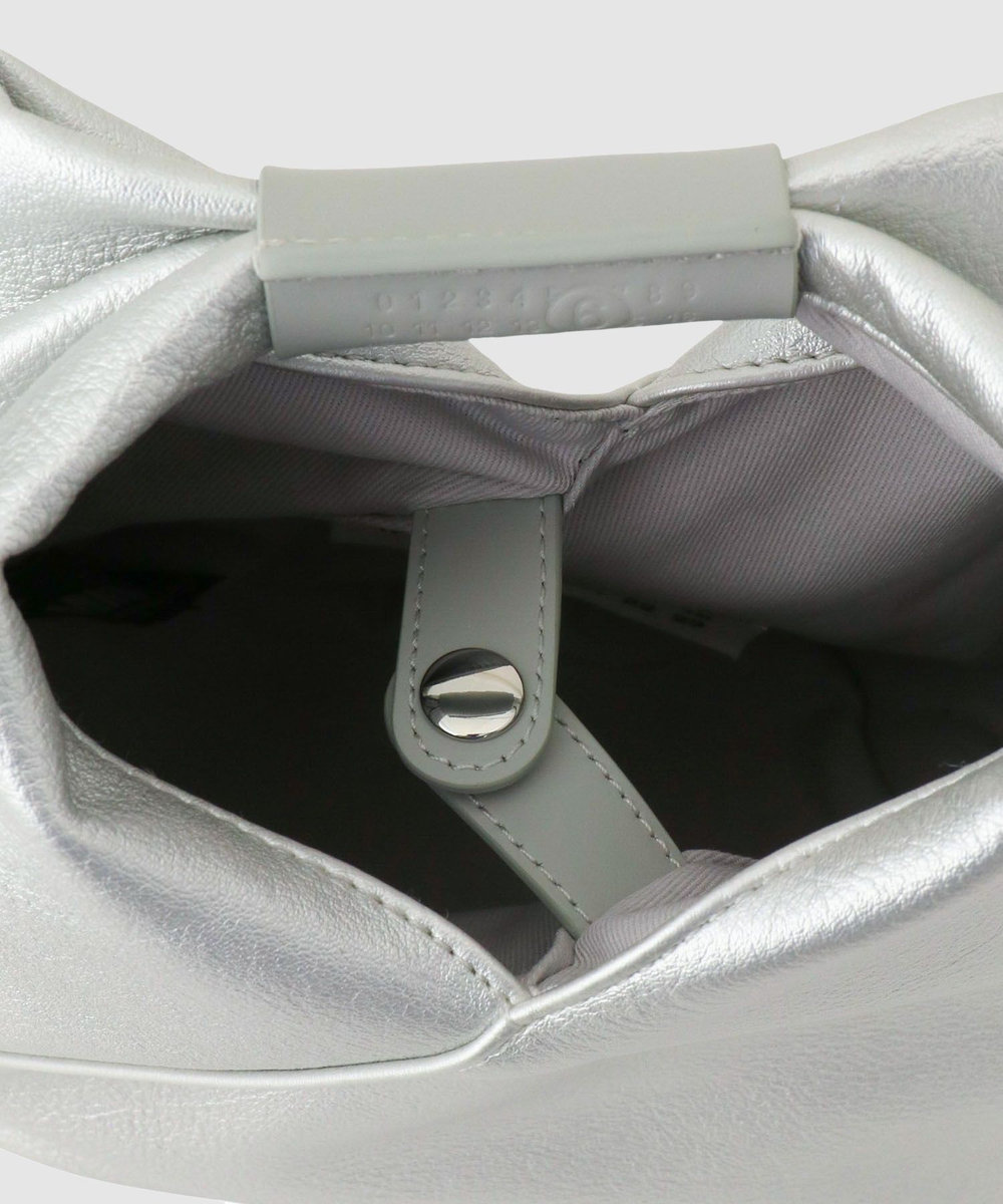buying 【MM6 Maison Margiela(エムエム6 メゾン マルジェラ)】JAPANESE CROSSBODY ショルダーバッグ シルバー (90)
