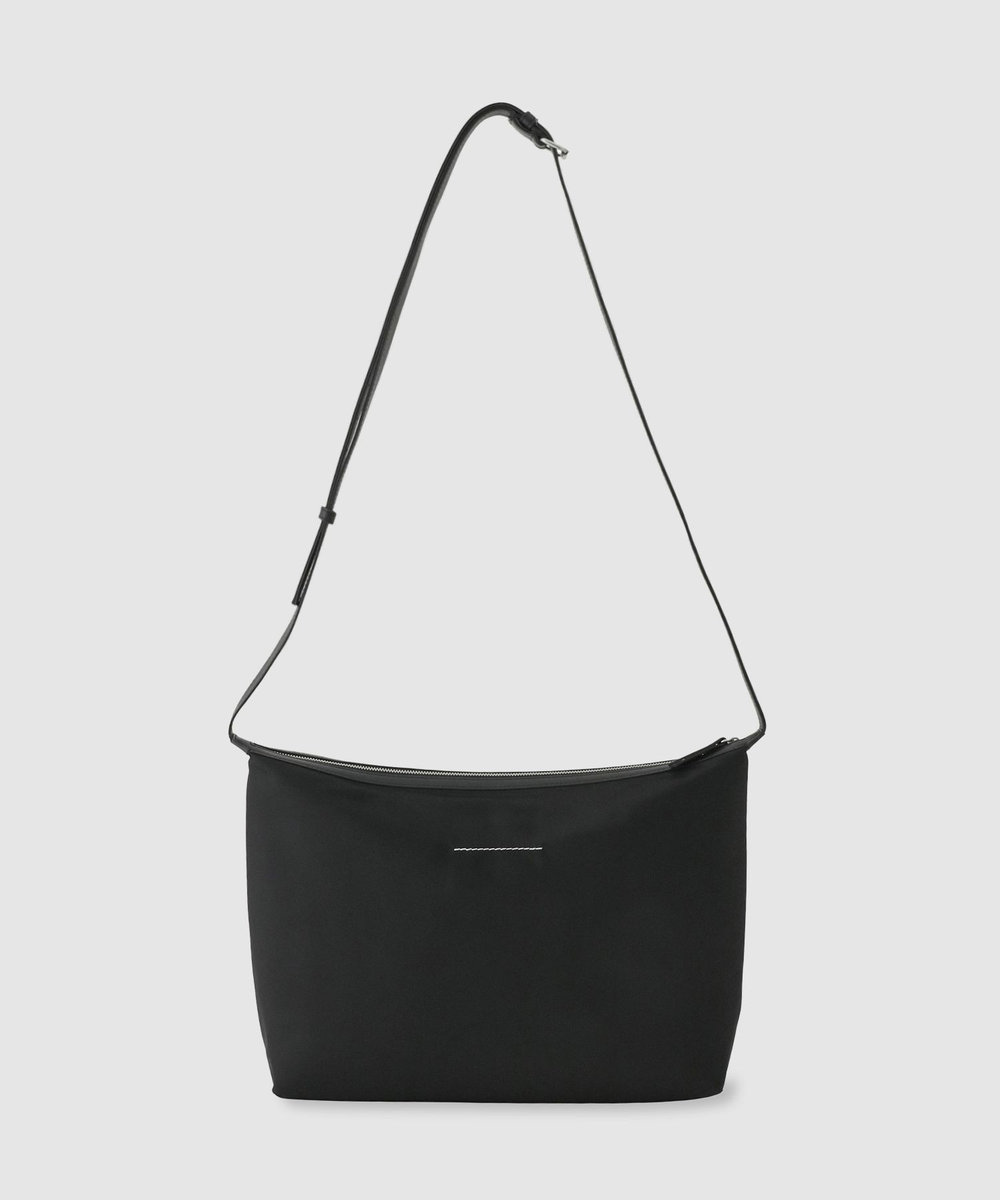 buying 【MM6 Maison Margiela(エムエム6 メゾン マルジェラ)】NYLON CROSSBODY ショルダーバッグ ブラック (95)