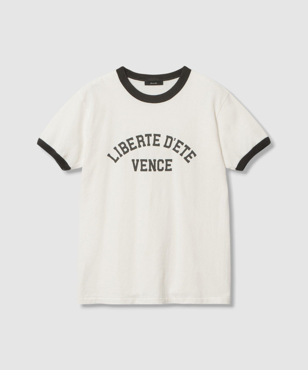 allureville ヴィンテージライクリンガーＴシャツ ブラック (95)