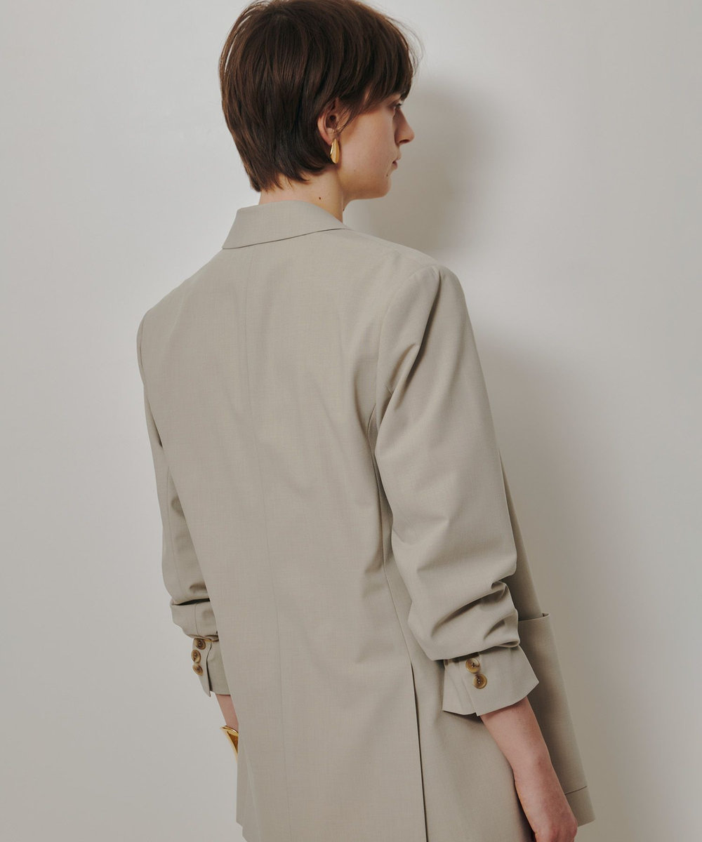 allureville 【WEB・ルミネ別注】ボタンレスジャケット グレージュ (15)