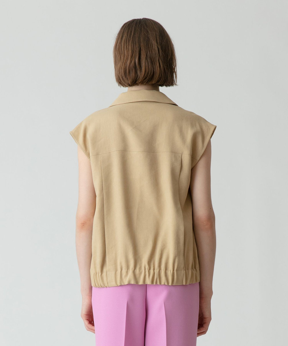 allureville 【セットアップ対応商品】ストレッチピケジレブルゾン ベージュ (11)