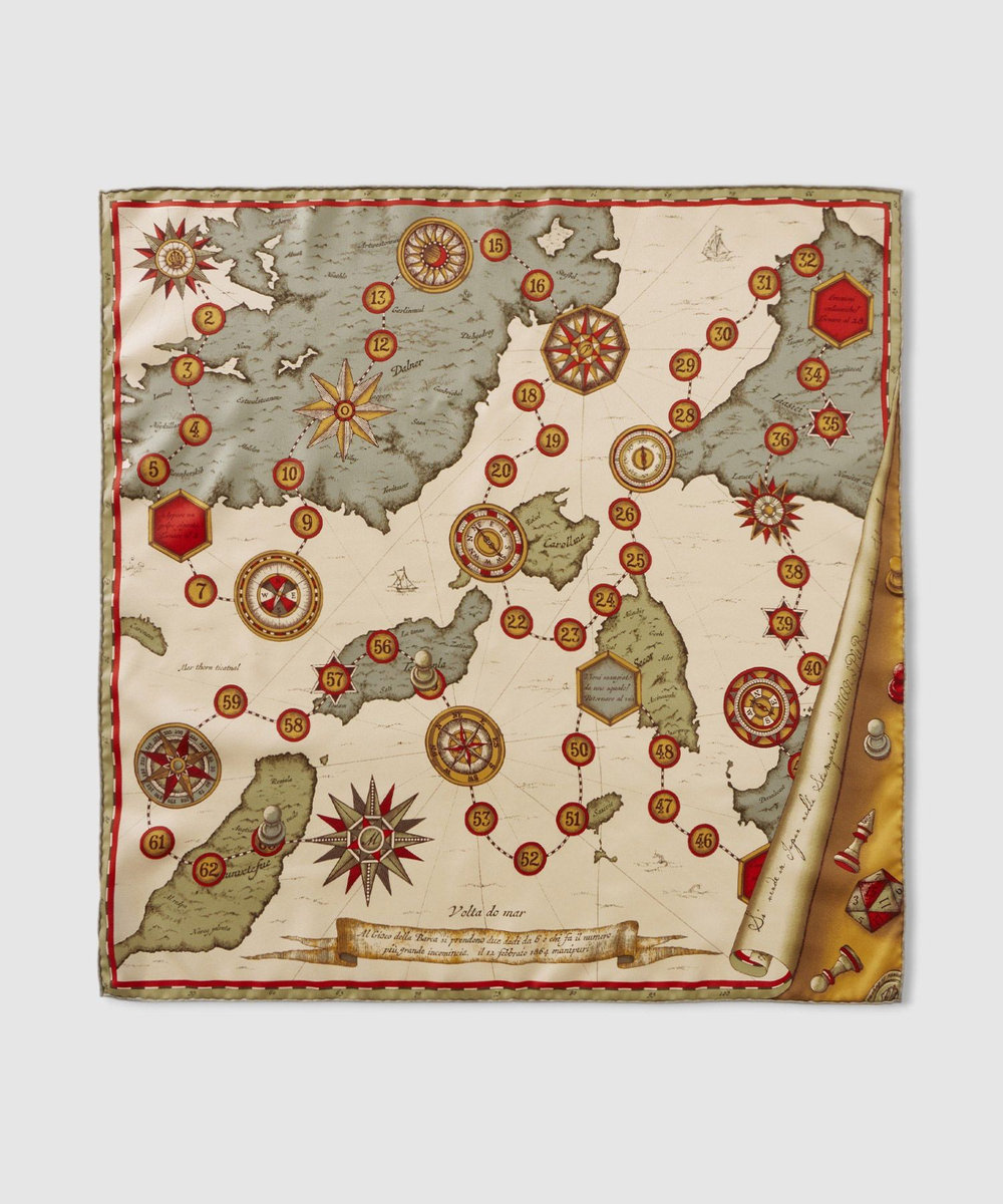 buying 【manipuri(マニプリ)】65×65 SILK SCARF レッド系 (46)