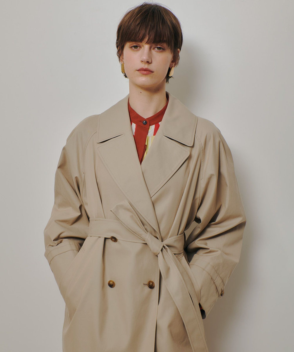 オーバーサイズショートトレンチコート|allureville OFFICIAL SITE
