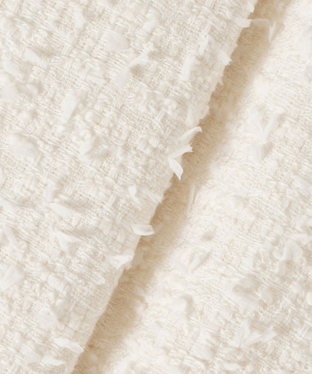 LOULOU WILLOUGHBY 【LOULOU WILLOUGHBY】ファンシーツイードセーラージャケット オフホワイト (02)