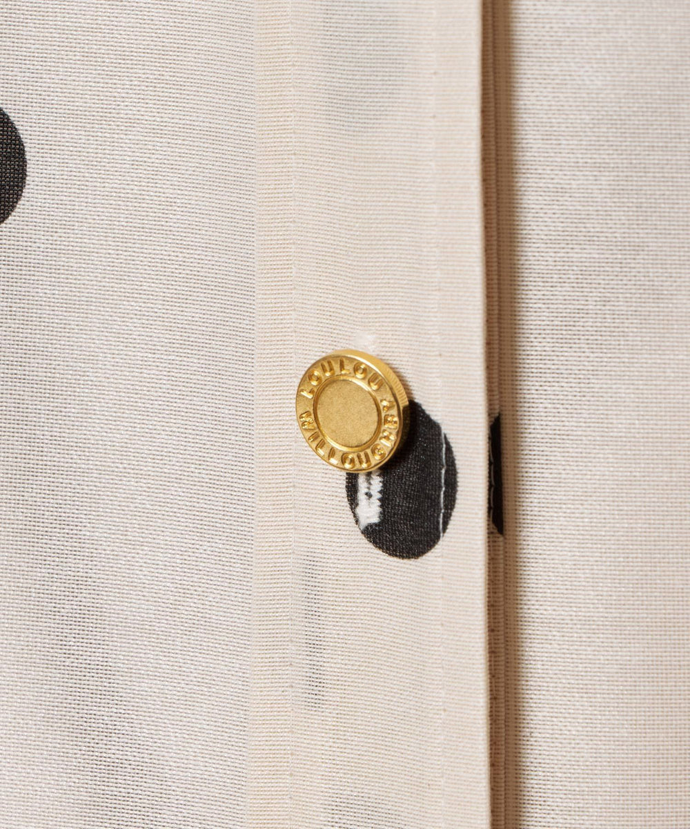 LOULOU WILLOUGHBY 【LOULOU WILLOUGHBY】オーガンドットウエストリボンワンピース ホワイト系 (08)