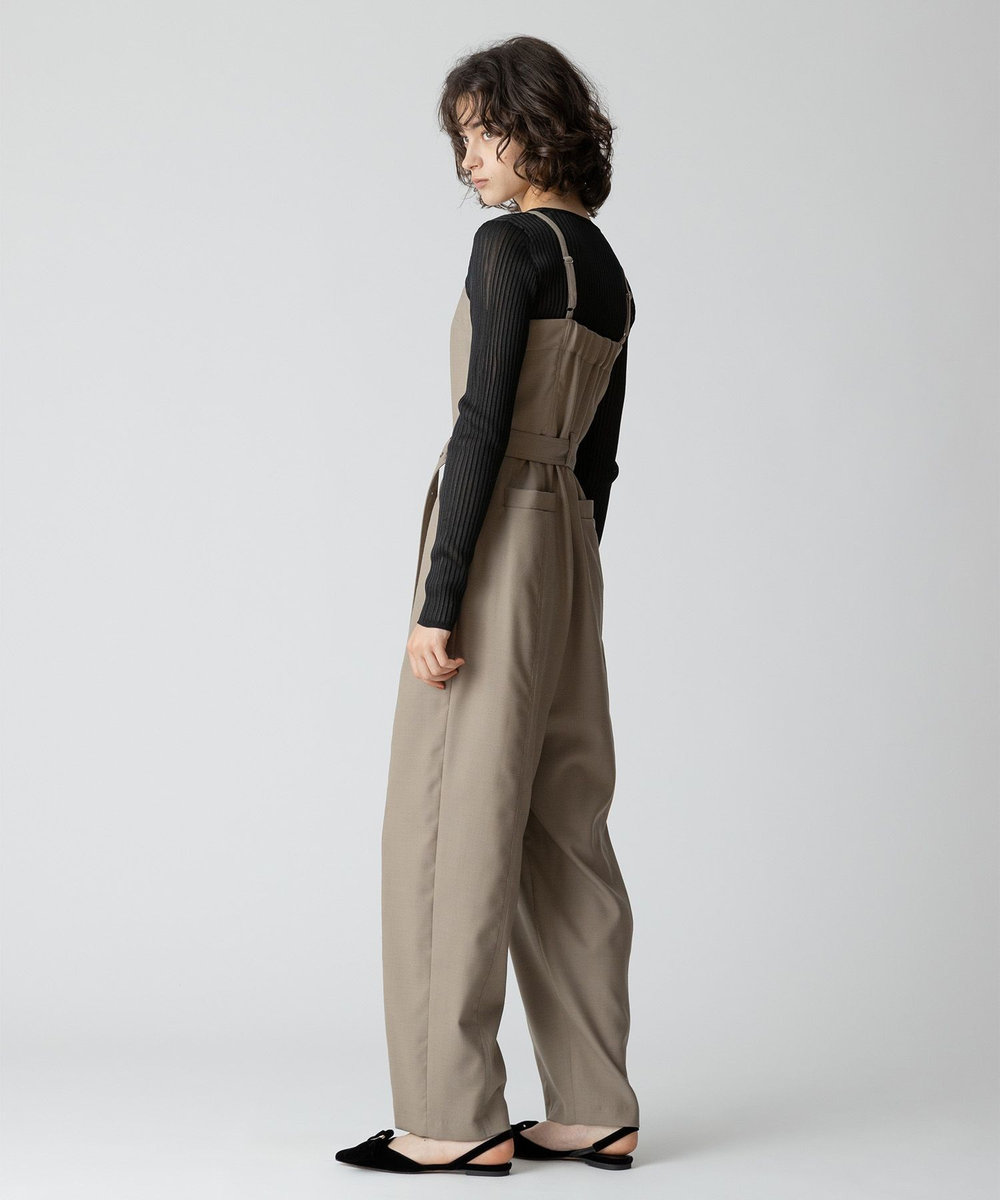 allureville ウールデニムオールインワン グレー (92)