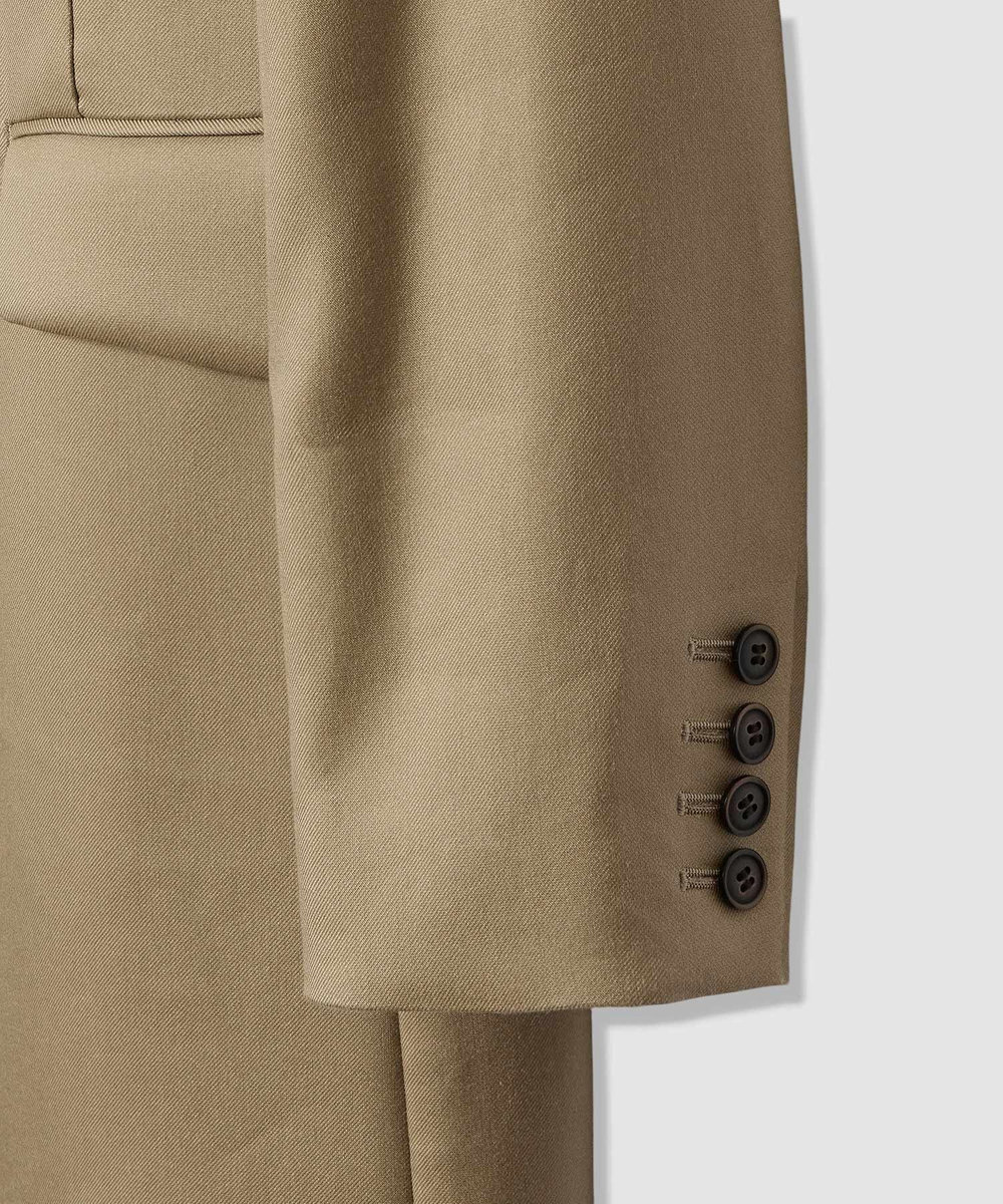 LOULOU WILLOUGHBY 【LOULOU WILLOUGHBY】ビスコースツイルチェスターコート ベージュ (11)