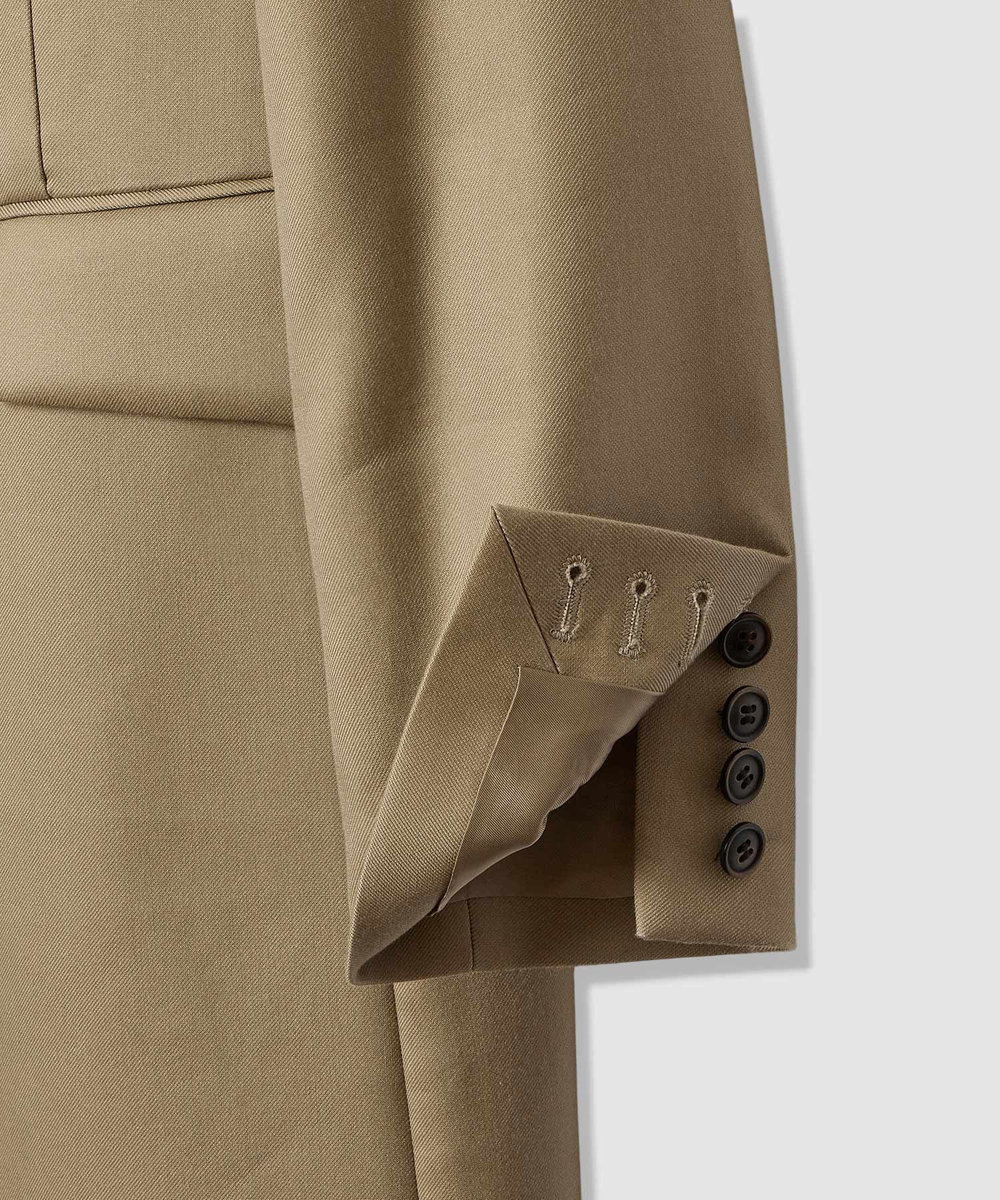 LOULOU WILLOUGHBY 【LOULOU WILLOUGHBY】ビスコースツイルチェスターコート ベージュ (11)